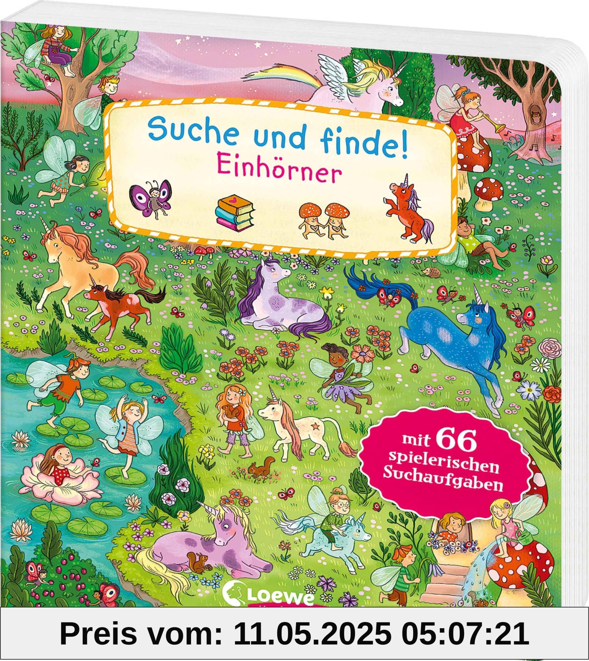 Suche und finde! Einhörner: Wimmelbuch ab 2 Jahren mit 66 spannenden Suchaufgaben zum Entdecken (Loewe von Anfang an)