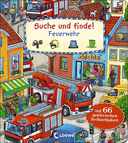 Suche und finde! - Feuerwehr: Mit 66 spielerischen Suchaufgaben - Wimmelbuch ab 2 Jahre