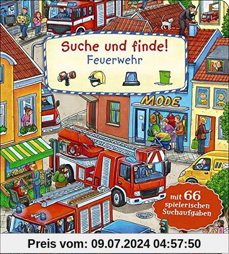 Suche und finde! - Feuerwehr: Mit 66 spielerischen Suchaufgaben - Wimmelbuch ab 2 Jahre