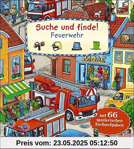 Suche und finde! - Feuerwehr: Mit 66 spielerischen Suchaufgaben - Wimmelbuch ab 2 Jahre