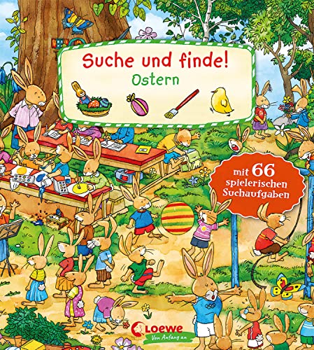 Suche und finde! - Ostern: Mit 66 spielerischen Suchaufgaben - Wimmelbilder für die Förderung der Konzentrationsfähigkeit - Ab 2 Jahren