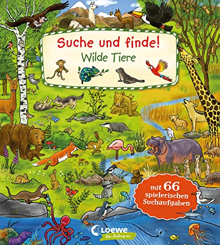 Suche und finde! - Wilde Tiere: Lustiges Pappbilderbuch für Kinder ab 2 Jahren - Wimmelbuch zum Suchen und Entdecken Suche und finde! - Wilde Tiere: Lustiges Pappbilderbuch für Kinder ab 2 Jahren - Wimmelbuch zum Suchen und Entdecken von LOEWE