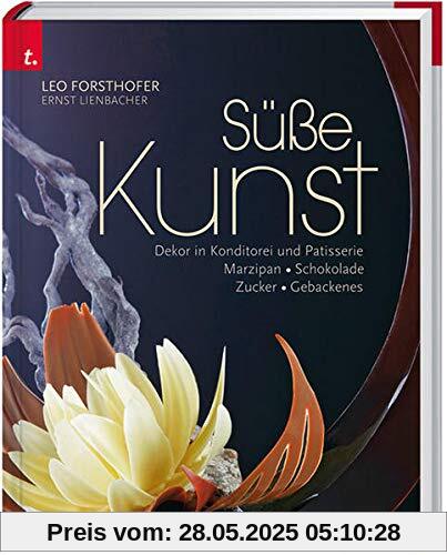 Süße Kunst Dekor in Konditorei und Patisserie Marzipan Schokolade Zucker Gebackenes Süße Kunst Dekor in Konditorei und Patisserie Marzipan Schokolade Zucker Gebackenes