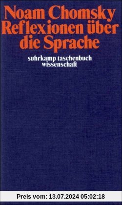 Suhrkamp Taschenbuch Wissenschaft Nr. 185: Reflexionen über die Sprache