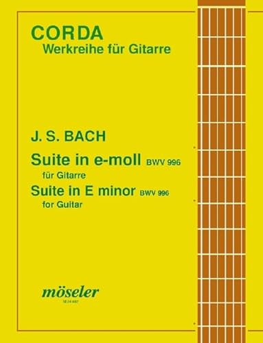 Suite e-Moll: BWV 996. Gitarre. (Corda)