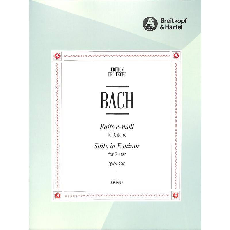 Suite e-moll BWV 996