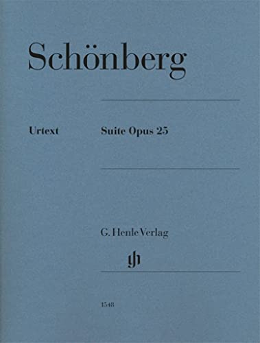 Suite op. 25: Besetzung: Klavier zu zwei Händen (G. Henle Urtext-Ausgabe)