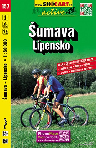 Šumava Lipensko / Böhmerwald, Stausee Lipno (Radkarte 1:60.000) (SHOCart Radkarte 1:60.000 Tschechien, Band 157)