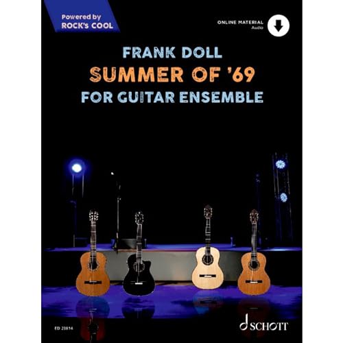 Summer of '69: For Guitar Ensemble. 4 Gitarren. (Rock's Cool)