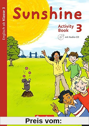 Sunshine - Allgemeine Ausgabe - Neubearbeitung: 3. Schuljahr - Activity Book mit Audio-CD und Minibildkarten