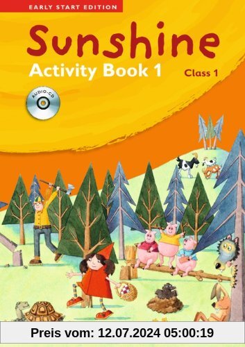 Sunshine - Early Start Edition: Band 1: 1. Schuljahr - Activity Book mit Lieder-/Text-CD (Kurzfassung)