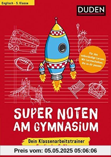 Super Noten am Gymnasium - Klassenarbeitstrainer Englisch 5. Klasse