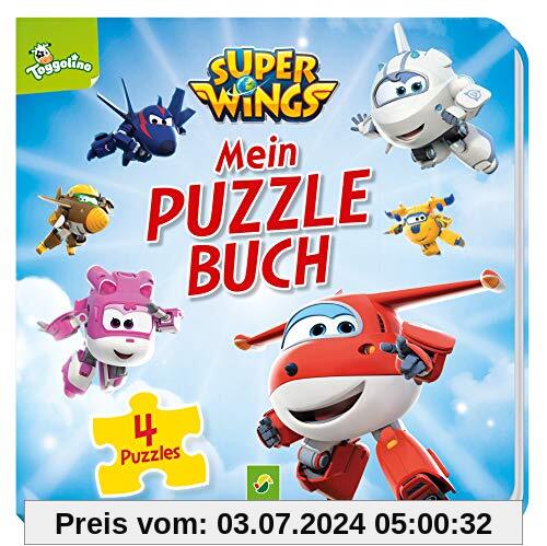 Super Wings - Puzzlebuch: 4 Puzzles mit je 12 Teilen