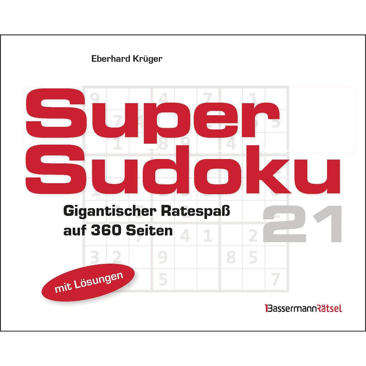 Supersudoku 21 Supersudoku 21 von Bassermann, Edition