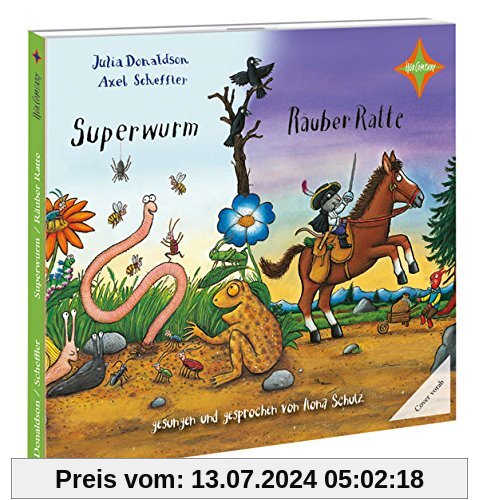 Superwurm / Räuber Ratte: Sprecher: Ilona Schulz, 1 CD, Digipack, Laufzeit 45 Min.