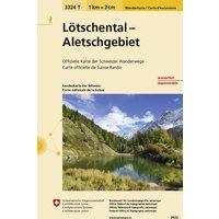 Swisstopo 1 : 33 333 Lötschental Aletschgebiet