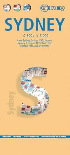 Sydney, Borch Map: Sydney, Inner Sydney, Sydney CBD, Sydney & Region, Homebush Bay, Olympic Park, Airport Sydney