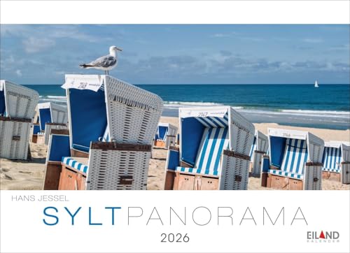 Sylt Panorama Postkartenkalender 2026 - Hans Jessel: Endlose Sandstrände und Dünen in einem Foto-Kalender zum Aufhängen. Jeden Monat eine Postkarte ... oder Verschicken. (Postkartenkalender Eiland) von Eiland