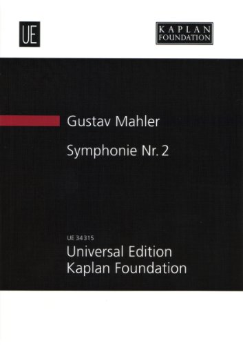 Symphonie Nr. 2: "Auferstehungssymphonie". für Soli, gemischten Chor (SATB) und Orchester. Studienpartitur. von Universal Edition AG