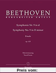 Symphonie Nr. 9 in d-Moll op. 125. Klavierauszug nach dem Urtext