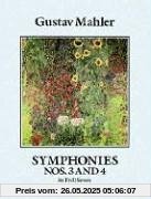 Symphonies Nos. 3 and 4 in Full Score (Dover Music Scores)