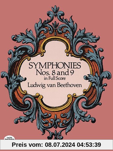 Symphonies Nos. 8 and 9 in Full Score (Dover Music Scores)