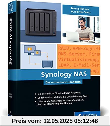 Synology NAS: Das umfassende Handbuch für alle Synology-Geräte, aktuell zu DSM 7