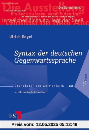 Syntax der deutschen Gegenwartssprache