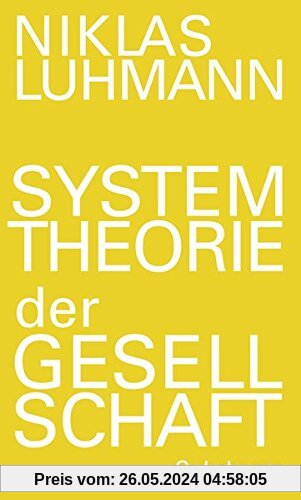 Systemtheorie der Gesellschaft