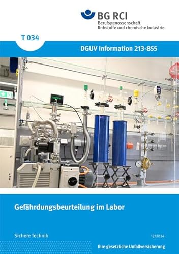 T 034 - Gefährdungsbeurteilung im Labor (T-Reihe - Sichere Technik) von Jedermann-Verlag GmbH