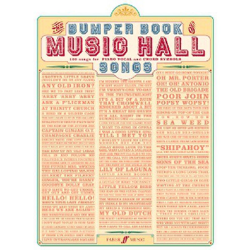 The bumper book of music hall songs