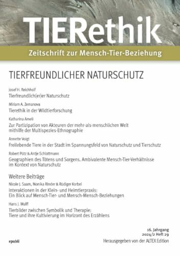 TIERethik (16. Jahrgang 2024/2): Zeitschrift zur Mensch-Tier-Beziehung