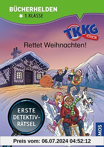 TKKG Junior, Bücherhelden 1. Klasse, Rettet Weihnachten!: Erste Detektivrätsel, Erstleser Kinder ab 6 Jahre