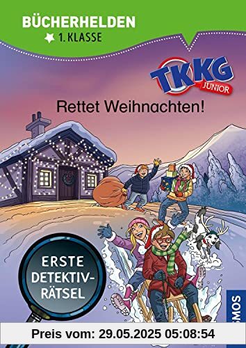 TKKG Junior, Bücherhelden 1. Klasse, Rettet Weihnachten!: Erste Detektivrätsel, Erstleser Kinder ab 6 Jahre TKKG Junior, Bücherhelden 1. Klasse, Rettet Weihnachten!: Erste Detektivrätsel, Erstleser Kinder ab 6 Jahre