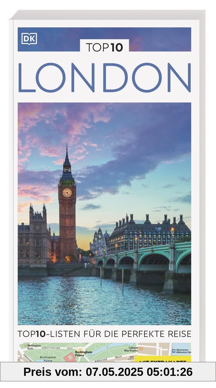 TOP10 Reiseführer London: TOP10-Listen zu Highlights, Themen und Stadtteilen mit wetterfester Extra-Karte TOP10 Reiseführer London: TOP10-Listen zu Highlights, Themen und Stadtteilen mit wetterfester Extra-Karte