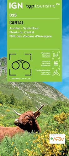 15 Cantal - Aurillac: CANTAL - AURILLAC - ST FLOUR - MONTS DU CANTAL - PNR DES VOLCANS D'AUVERGNE 1:100000 (TOP 100) 15 Cantal - Aurillac: CANTAL - AURILLAC - ST FLOUR - MONTS DU CANTAL - PNR DES VOLCANS D'AUVERGNE 1:100000 (TOP 100) von IGN