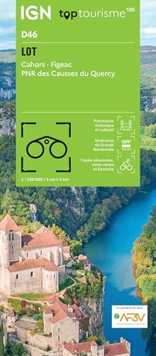 46 Lot- Cahors- Figeac: LOT - CAHORS - FIGEAC - PNR DES CAUSSES DU QUERCY 1:100000 (TOP 100) 46 Lot- Cahors- Figeac: LOT - CAHORS - FIGEAC - PNR DES CAUSSES DU QUERCY 1:100000 (TOP 100) von IGN