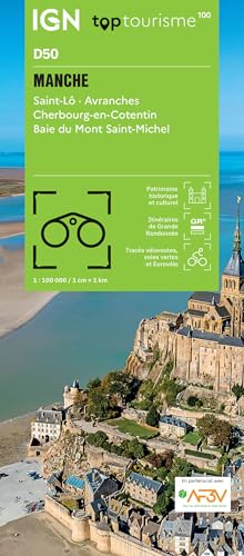 50 Manche- St.Lö -Avranch: MANCHE - ST LÔ - AVRANCHES - CHERBOURG EN COTENTIN - BAIE DU MONT ST MICHEL 1:100000 (TOP 100) 50 Manche- St.Lö -Avranch: MANCHE - ST LÔ - AVRANCHES - CHERBOURG EN COTENTIN - BAIE DU MONT ST MICHEL 1:100000 (TOP 100) von IGN