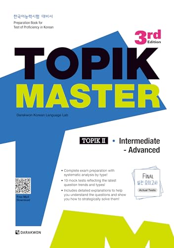 TOPIK MASTER Final - TOPIK II Intermediate Advanced: with Free MP3 Audio Download