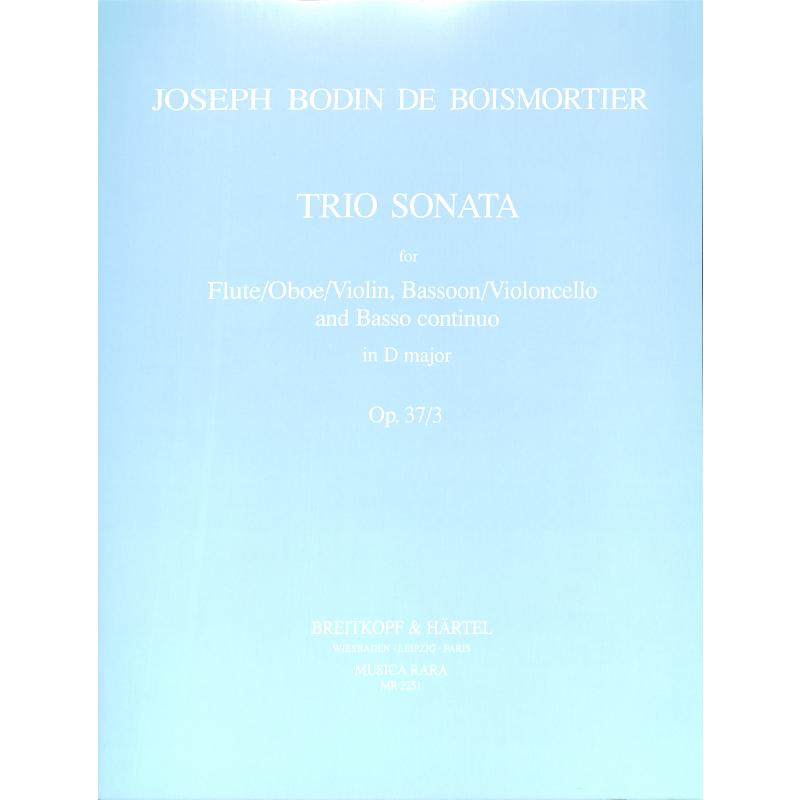 Triosonate D-Dur op 37/3