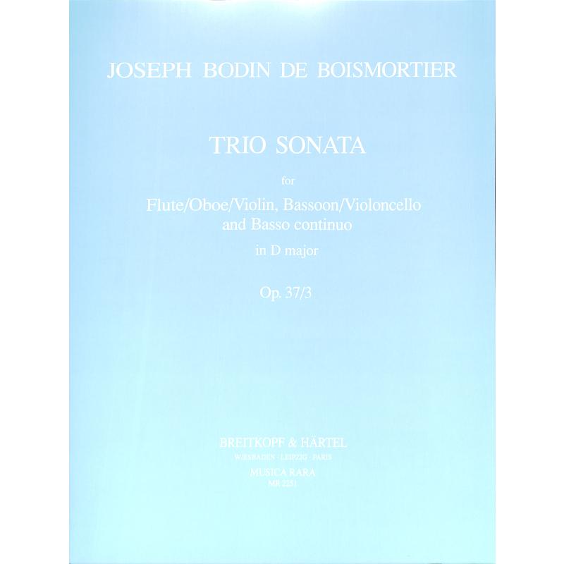 Triosonate D-Dur op 37/3 Triosonate D-Dur op 37/3