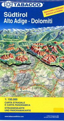 Tabacco Editrice Straßenkarte Südtirol - Dolomiti von Tabacco