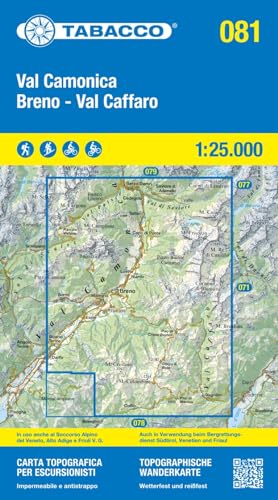 81 Val Camonica Breno - Val Caffaro: 1:25000 (Carte topografiche per escursionisti, Band 81) 81 Val Camonica Breno - Val Caffaro: 1:25000 (Carte topografiche per escursionisti, Band 81)