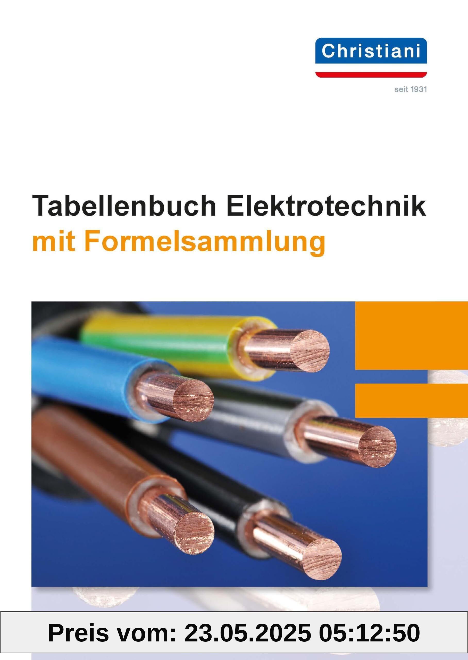 Tabellenbuch Elektrotechnik: mit Formelsammlung