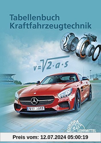 Tabellenbuch Kraftfahrzeugtechnik: ohne Formelsammlung