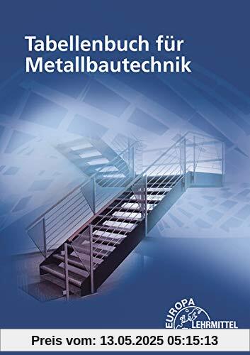 Tabellenbuch für Metallbautechnik Tabellenbuch für Metallbautechnik
