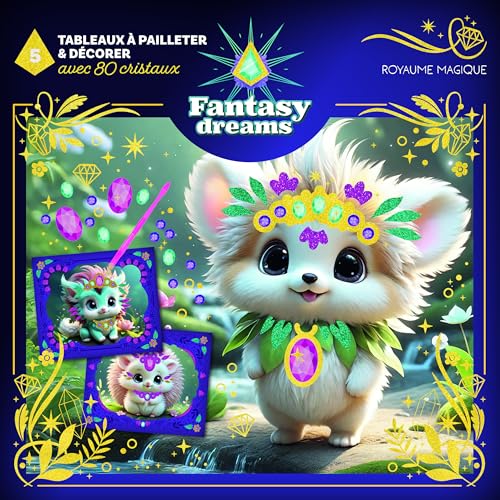 Tableaux à pailleter et décorer - Royaume magique von FLEURUS