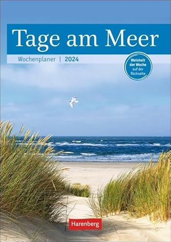 Tage am Meer Wochenplaner 2024. Planungsinstrument und Strandspaziergang für die Seele: Jede Woche eine neue Meeresansicht in diesem praktischen ... mit Weisheit der Woche auf der Rückseite Tage am Meer Wochenplaner 2024. Planungsinstrument und Strandspaziergang für die Seele: Jede Woche eine neue Meeresansicht in diesem praktischen ... mit Weisheit der Woche auf der Rückseite