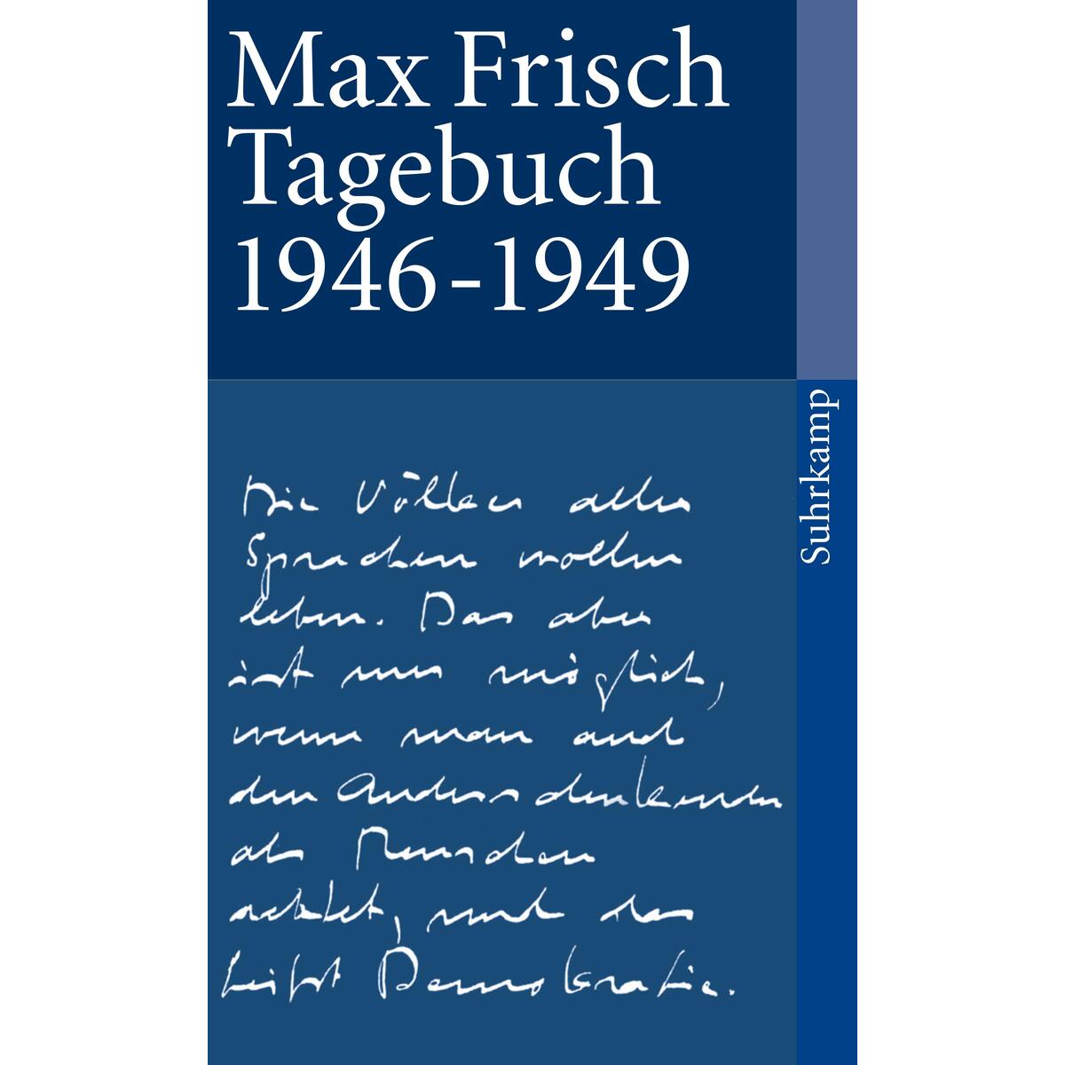 Tagebuch 1946-1949 von Suhrkamp Verlag AG