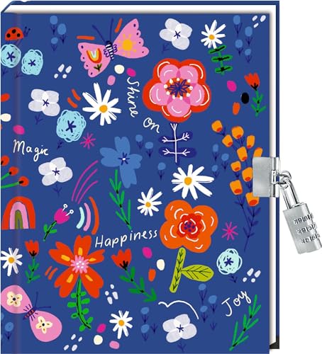 Tagebuch – Mein Tagebuch: Flowers and Happiness: für Kita, Kindergarten und Grundschule, unisex, Jungen und Mädchen, mit Zahlenschloss und Sticker Tagebuch – Mein Tagebuch: Flowers and Happiness: für Kita, Kindergarten und Grundschule, unisex, Jungen und Mädchen, mit Zahlenschloss und Sticker von Coppenrath Verlag GmbH & Co. KG